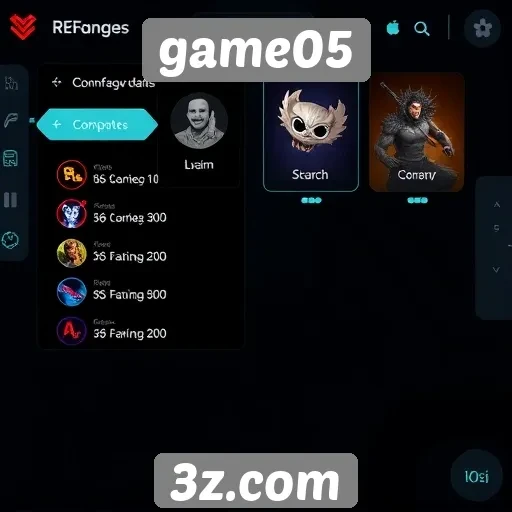 Explorando a interface do game05 para novos usuários